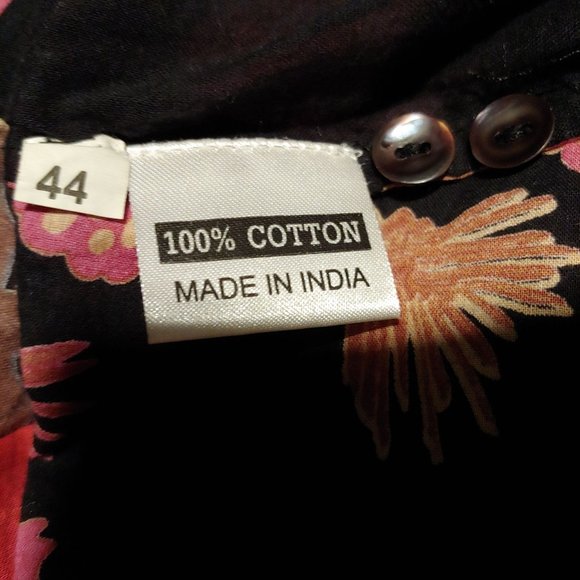 Colorful Bird Print Blouse - Picture 11 of 11